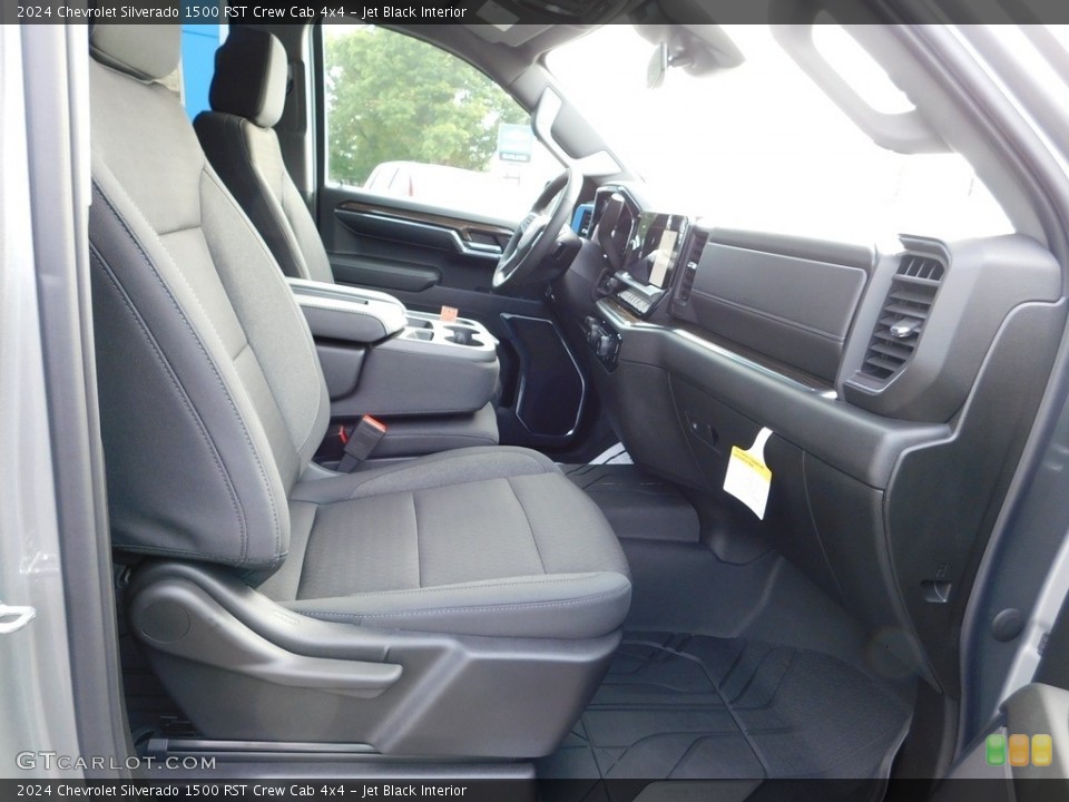 Jet Black Interior Front Seat for the 2024 Chevrolet Silverado 1500 RST Crew Cab 4x4 #146556950
