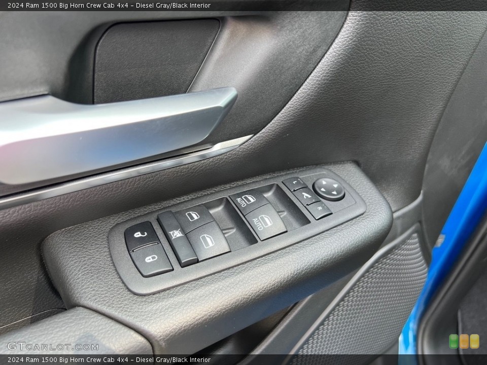 Diesel Gray/Black Interior Door Panel for the 2024 Ram 1500 Big Horn Crew Cab 4x4 #146557394