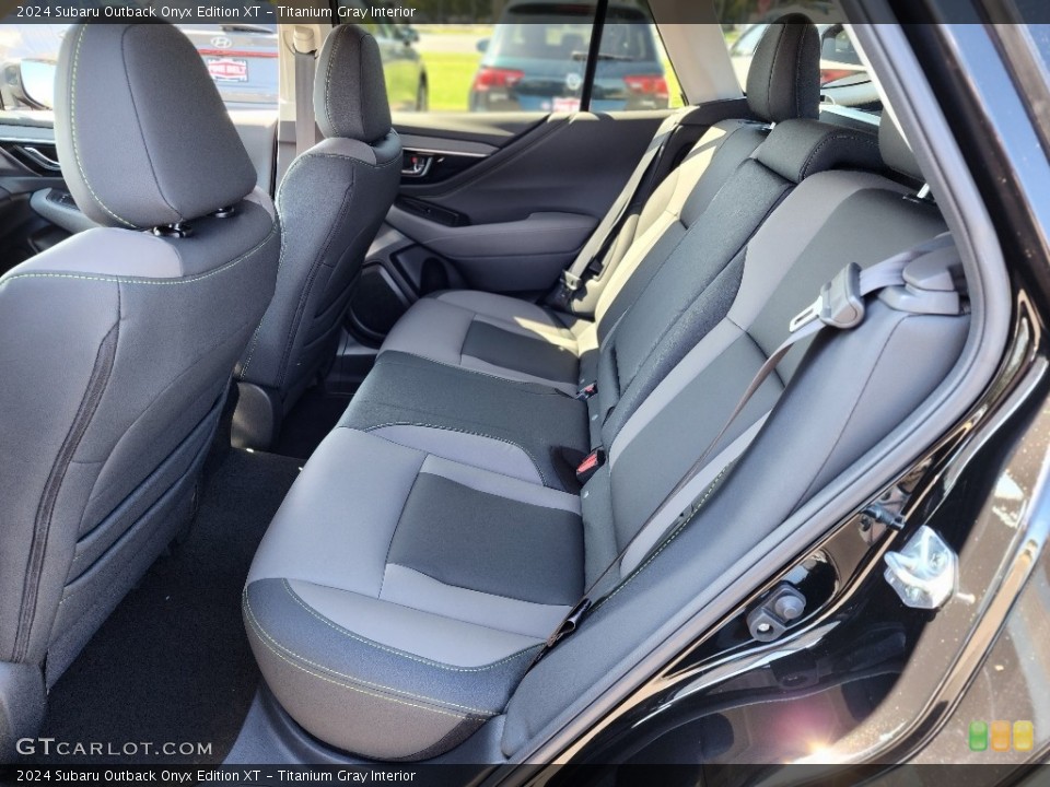 Titanium Gray Interior Rear Seat for the 2024 Subaru Outback Onyx Edition XT #146557538