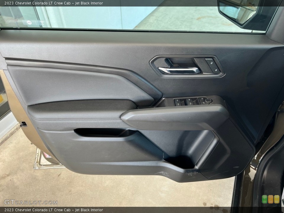 Jet Black Interior Door Panel for the 2023 Chevrolet Colorado LT Crew Cab #146557766