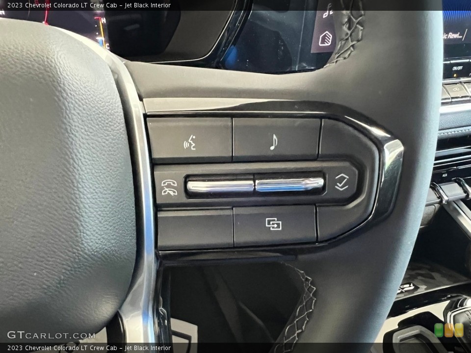 Jet Black Interior Steering Wheel for the 2023 Chevrolet Colorado LT Crew Cab #146557871