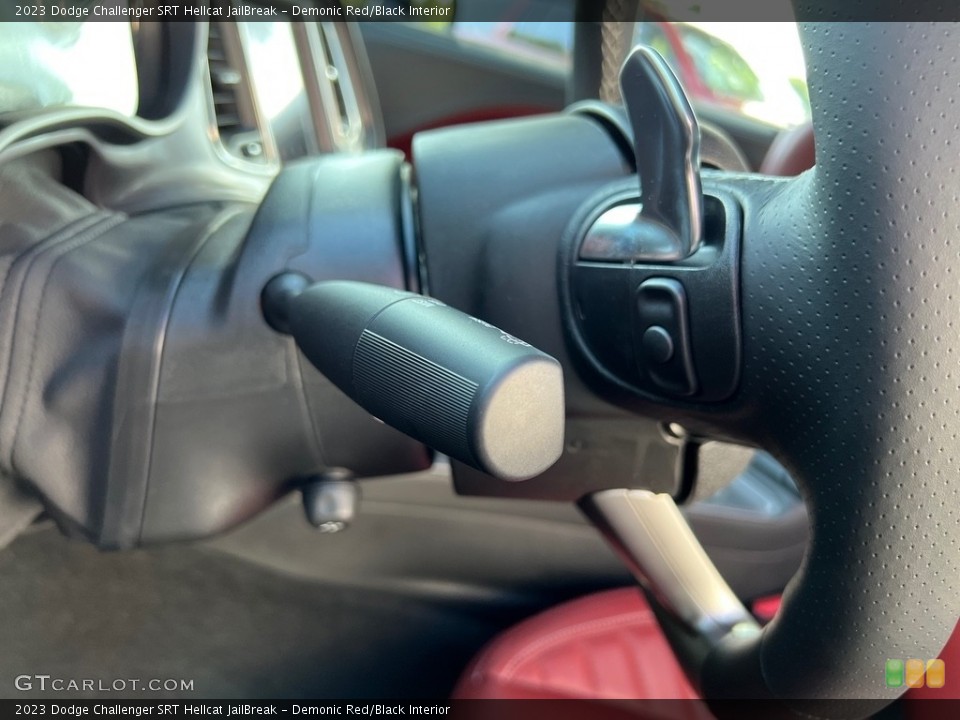 Demonic Red/Black Interior Steering Wheel for the 2023 Dodge Challenger SRT Hellcat JailBreak #146558000