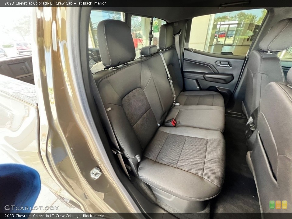 Jet Black Interior Rear Seat for the 2023 Chevrolet Colorado LT Crew Cab #146558003