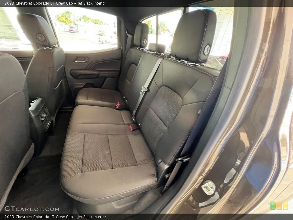 Jet Black Interior Rear Seat for the 2023 Chevrolet Colorado LT Crew Cab #146558021