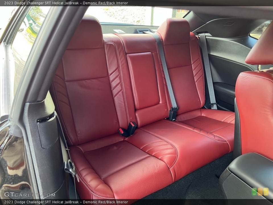Demonic Red/Black Interior Rear Seat for the 2023 Dodge Challenger SRT Hellcat JailBreak #146558087