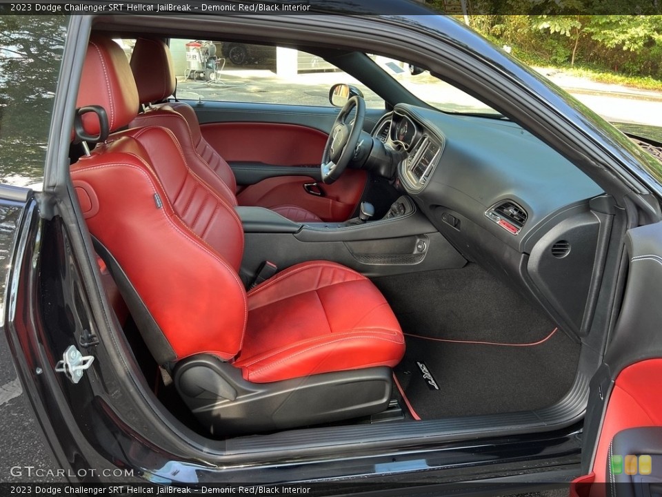 Demonic Red/Black Interior Front Seat for the 2023 Dodge Challenger SRT Hellcat JailBreak #146558120