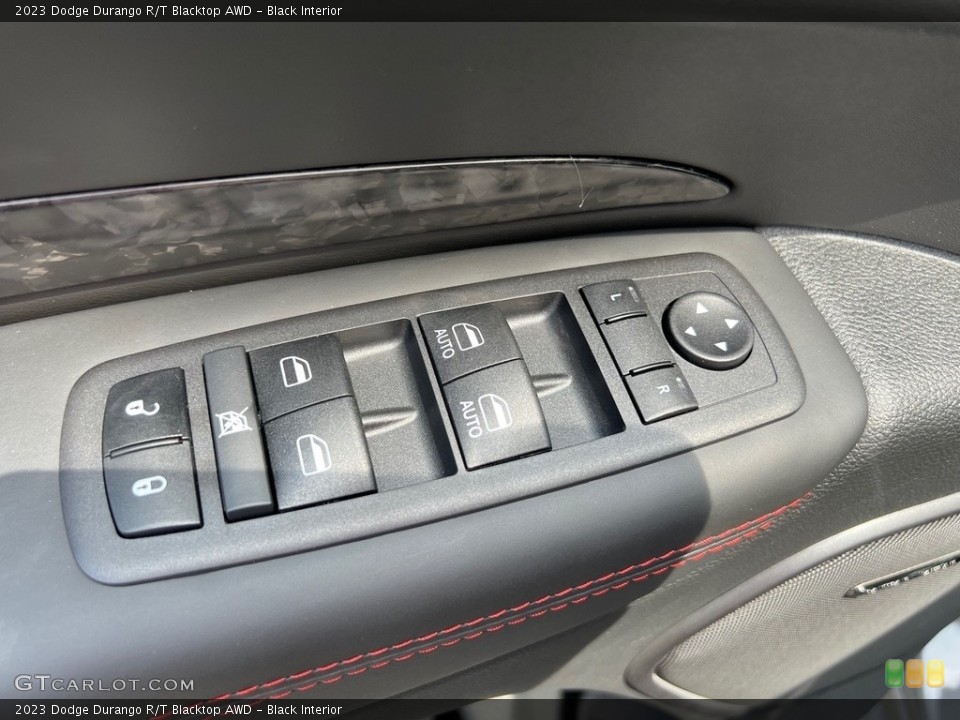 Black Interior Controls for the 2023 Dodge Durango R/T Blacktop AWD #146558210