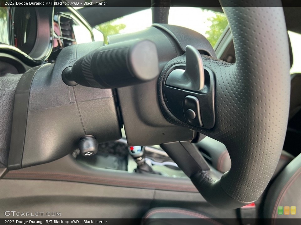 Black Interior Steering Wheel for the 2023 Dodge Durango R/T Blacktop AWD #146558240