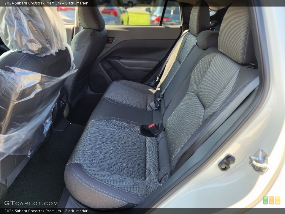 Black Interior Rear Seat for the 2024 Subaru Crosstrek Premium #146558252