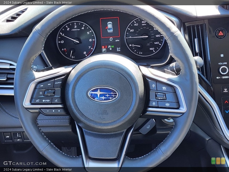 Slate Black Interior Steering Wheel for the 2024 Subaru Legacy Limited #146558498