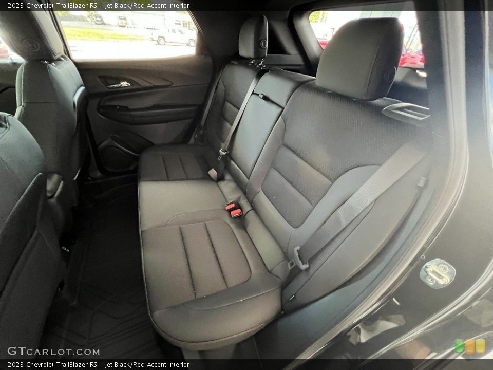 Jet Black/Red Accent Interior Rear Seat for the 2023 Chevrolet TrailBlazer RS #146558597