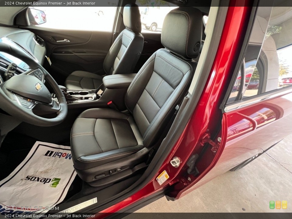 Jet Black Interior Front Seat for the 2024 Chevrolet Equinox Premier #146558912