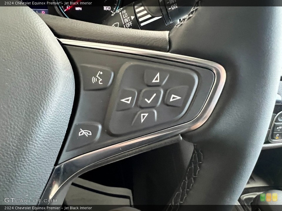 Jet Black Interior Steering Wheel for the 2024 Chevrolet Equinox Premier #146558981