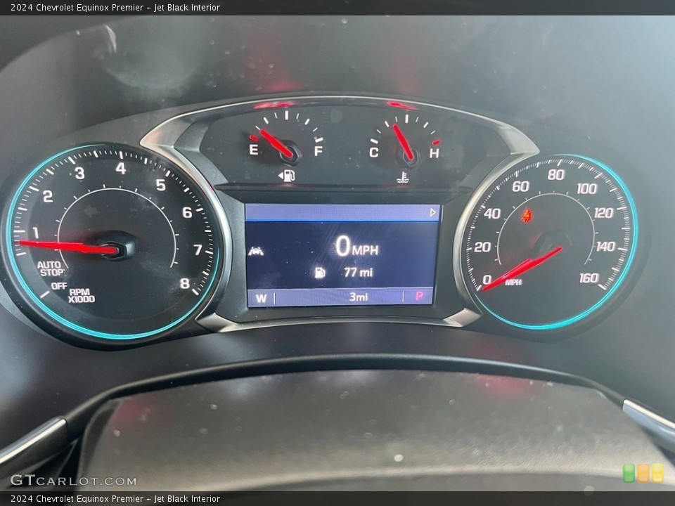 Jet Black Interior Gauges for the 2024 Chevrolet Equinox Premier #146558993