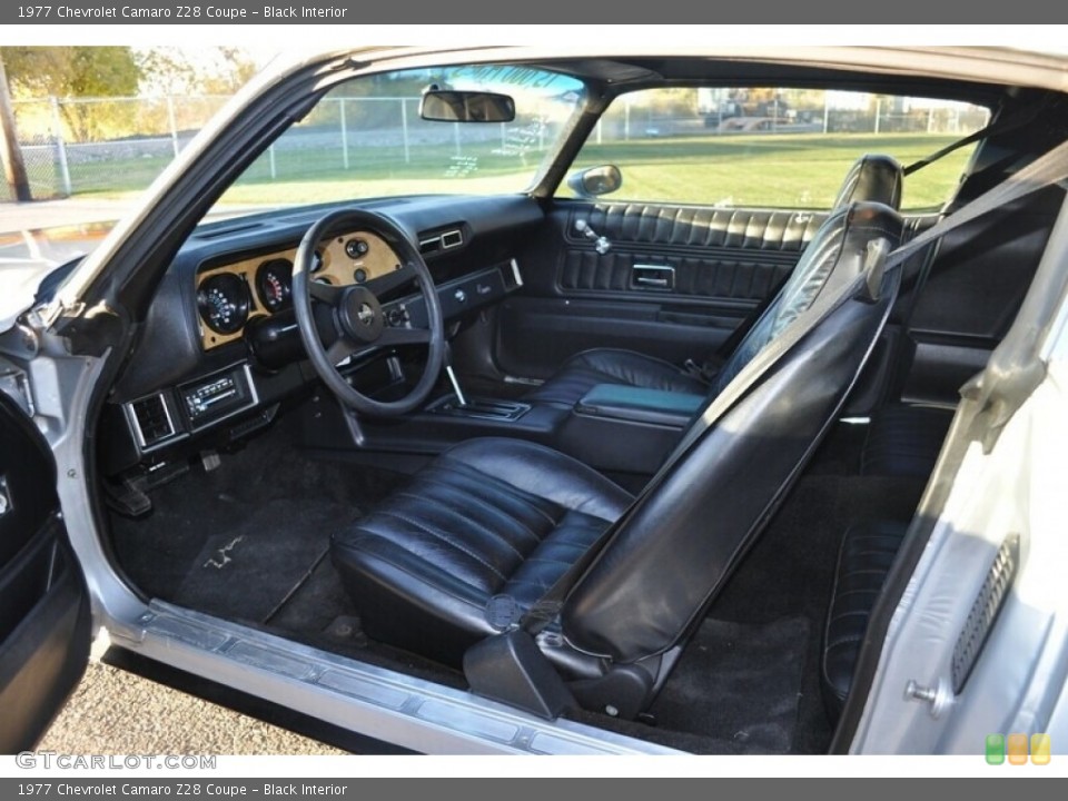 Black Interior Photo for the 1977 Chevrolet Camaro Z28 Coupe #146559818