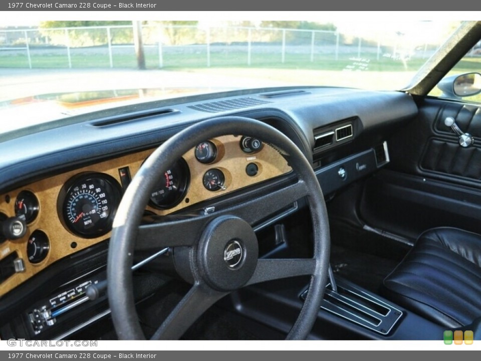 Black Interior Dashboard for the 1977 Chevrolet Camaro Z28 Coupe #146559830