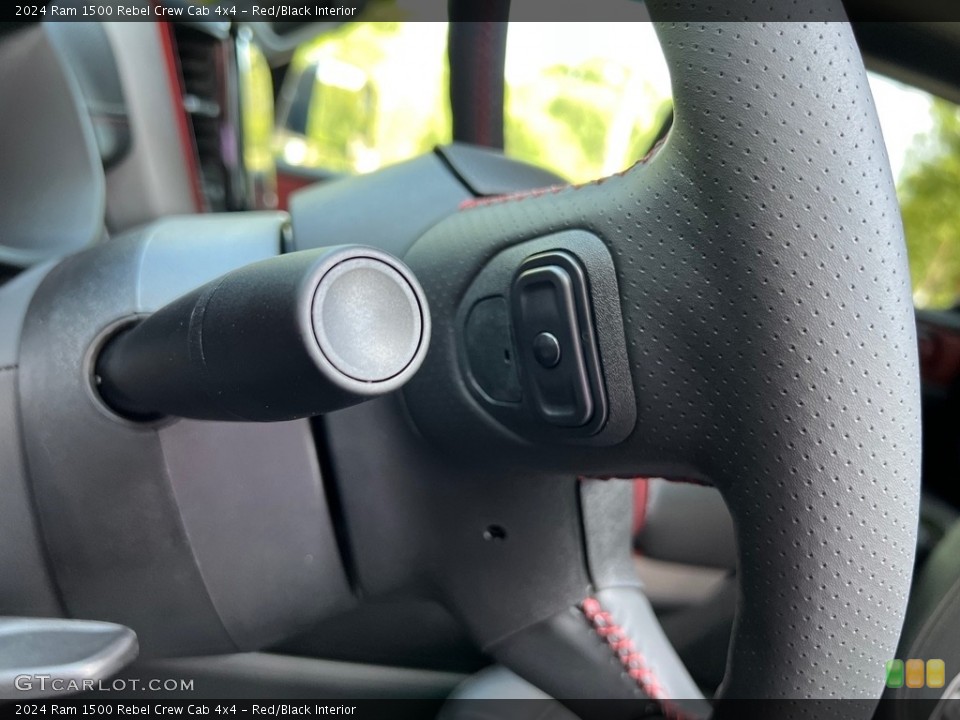 Red/Black Interior Steering Wheel for the 2024 Ram 1500 Rebel Crew Cab 4x4 #146560253