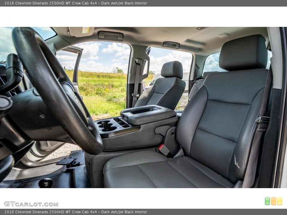 Dark Ash/Jet Black Interior Front Seat for the 2016 Chevrolet Silverado 2500HD WT Crew Cab 4x4 #146560277
