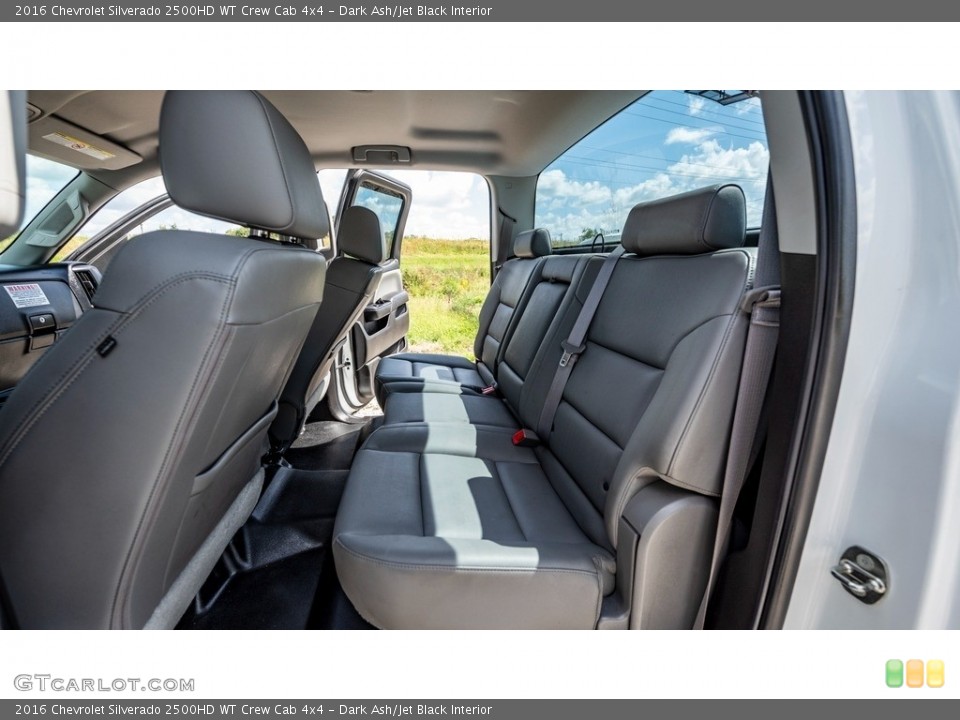 Dark Ash/Jet Black Interior Rear Seat for the 2016 Chevrolet Silverado 2500HD WT Crew Cab 4x4 #146560289