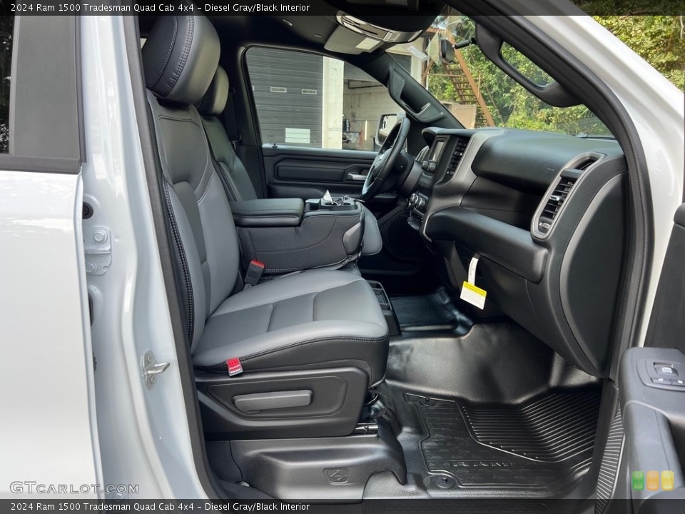 Diesel Gray/Black Interior Front Seat for the 2024 Ram 1500 Tradesman Quad Cab 4x4 #146560463