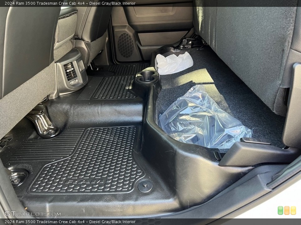 Diesel Gray/Black Interior Rear Seat for the 2024 Ram 3500 Tradesman Crew Cab 4x4 #146560541