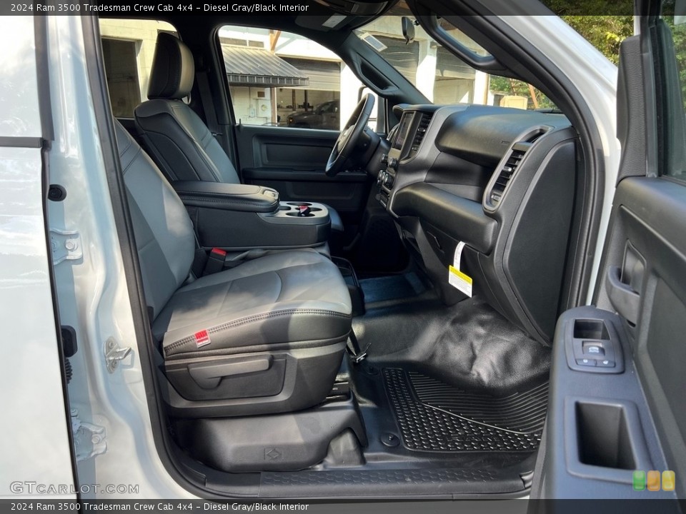 Diesel Gray/Black Interior Front Seat for the 2024 Ram 3500 Tradesman Crew Cab 4x4 #146560547