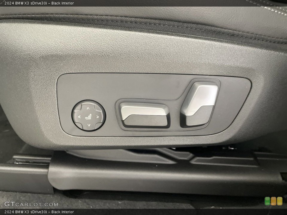 Black Interior Front Seat for the 2024 BMW X3 sDrive30i #146561117