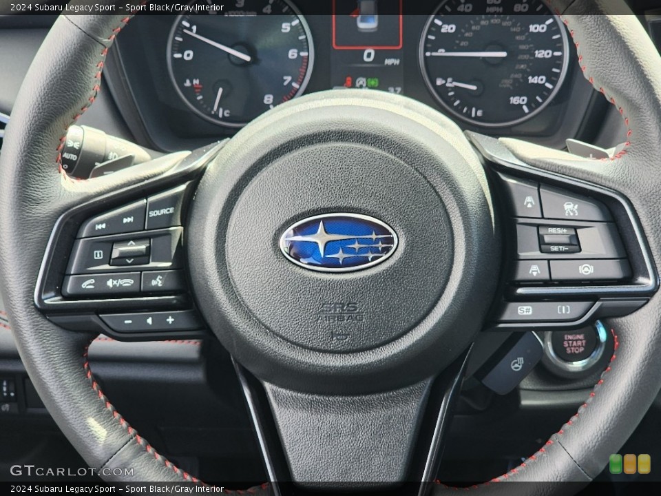 Sport Black/Gray Interior Steering Wheel for the 2024 Subaru Legacy Sport #146561142