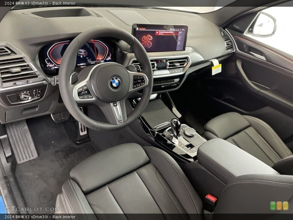 Black Interior Photo for the 2024 BMW X3 sDrive30i #146561145