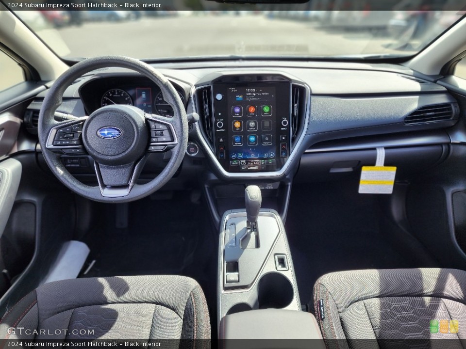 Black Interior Dashboard for the 2024 Subaru Impreza Sport Hatchback #146561493