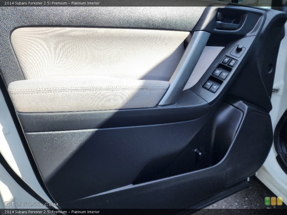 Platinum Interior Door Panel for the 2014 Subaru Forester 2.5i Premium #146561574