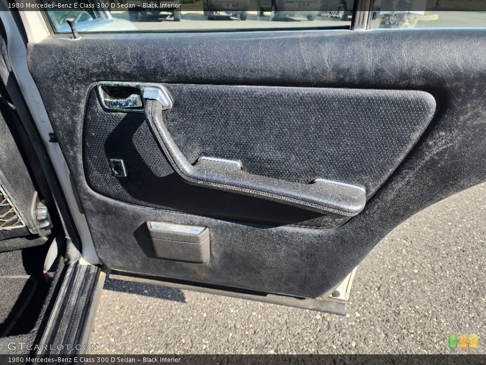 Black Interior Door Panel for the 1980 Mercedes-Benz E Class 300 D Sedan #146561911