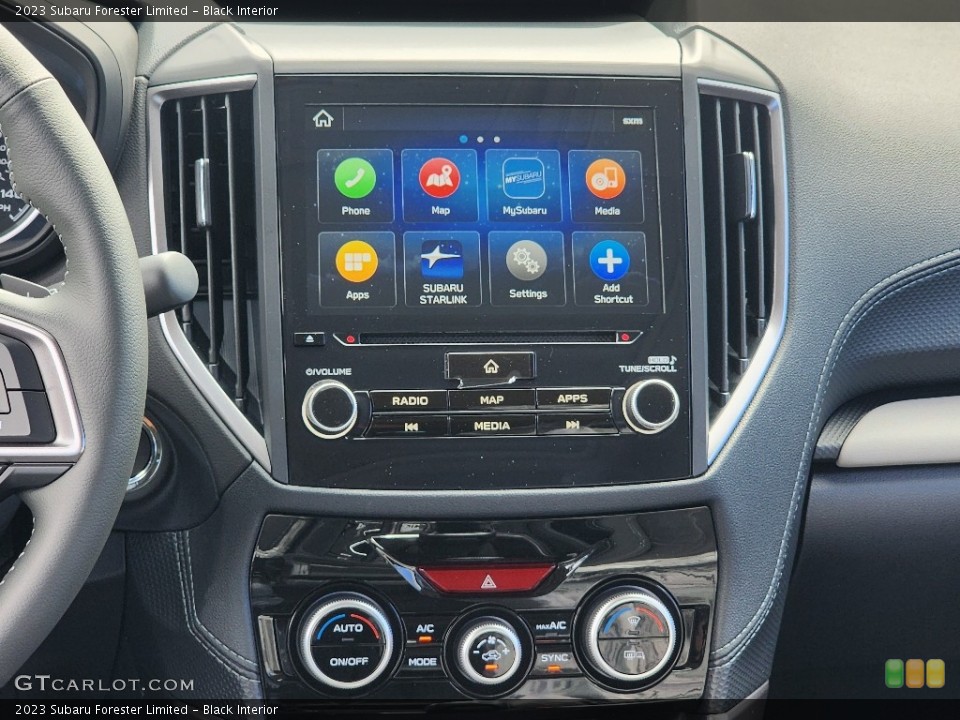 Black Interior Controls for the 2023 Subaru Forester Limited #146562044