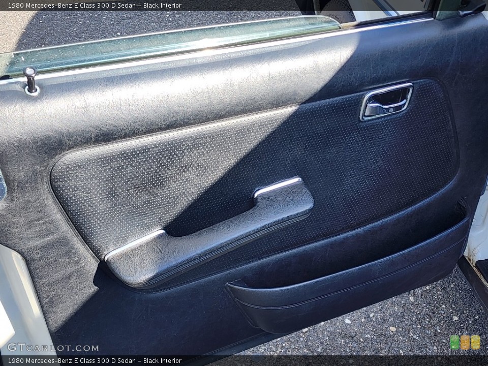 Black Interior Door Panel for the 1980 Mercedes-Benz E Class 300 D Sedan #146562138