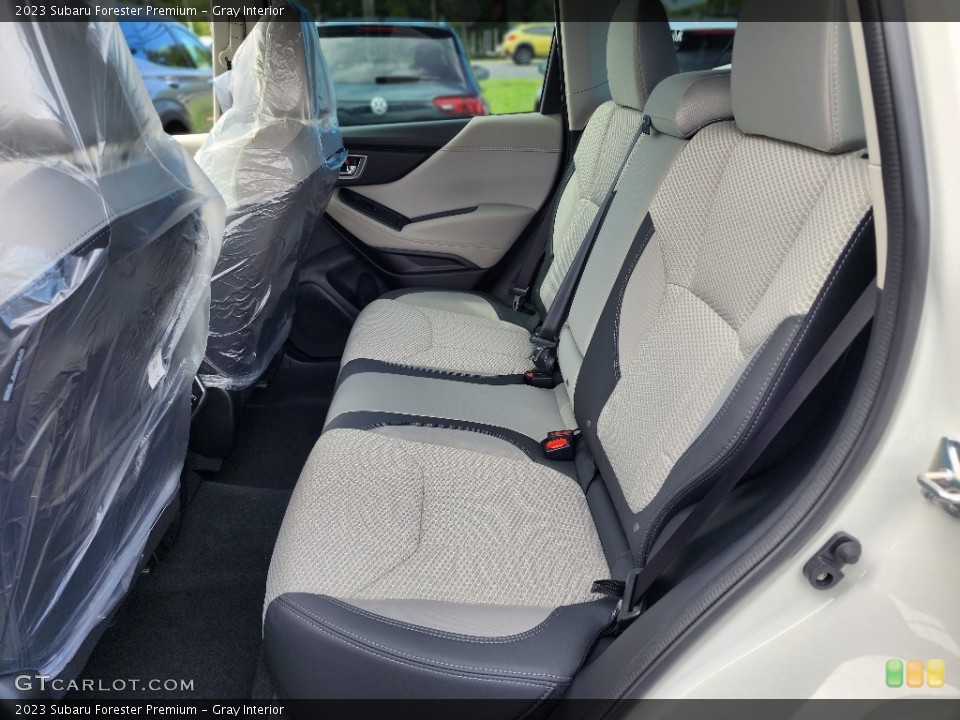 Gray Interior Rear Seat for the 2023 Subaru Forester Premium #146562177