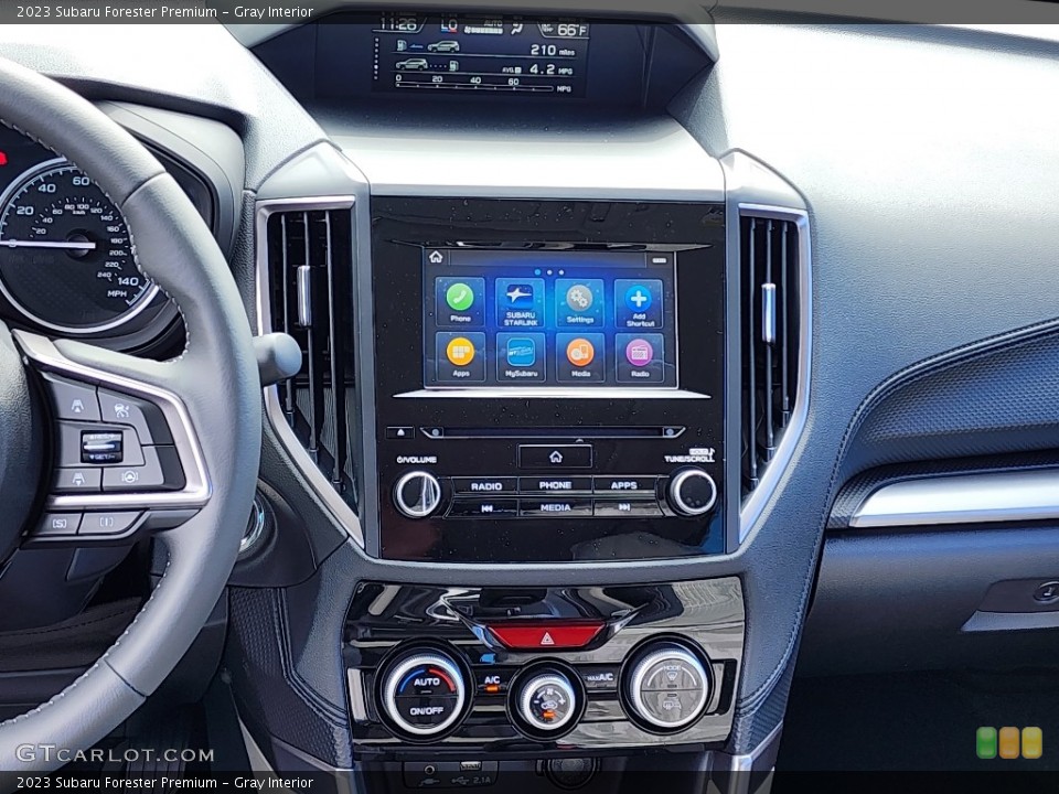 Gray Interior Controls for the 2023 Subaru Forester Premium #146562261