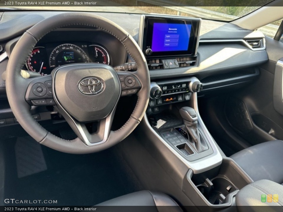 Black Interior Dashboard for the 2023 Toyota RAV4 XLE Premium AWD #146562426
