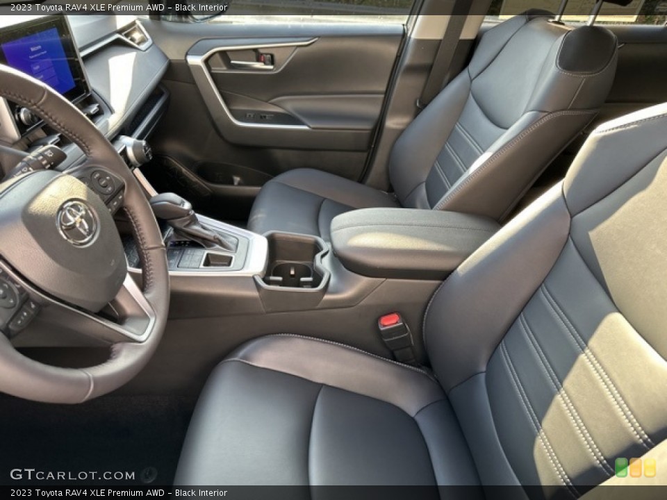 Black Interior Front Seat for the 2023 Toyota RAV4 XLE Premium AWD #146562447