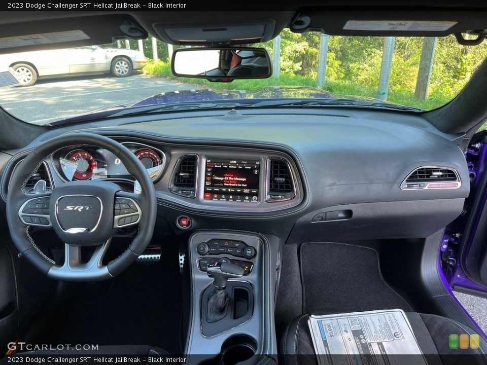 Black Interior Dashboard for the 2023 Dodge Challenger SRT Hellcat JailBreak #146562900