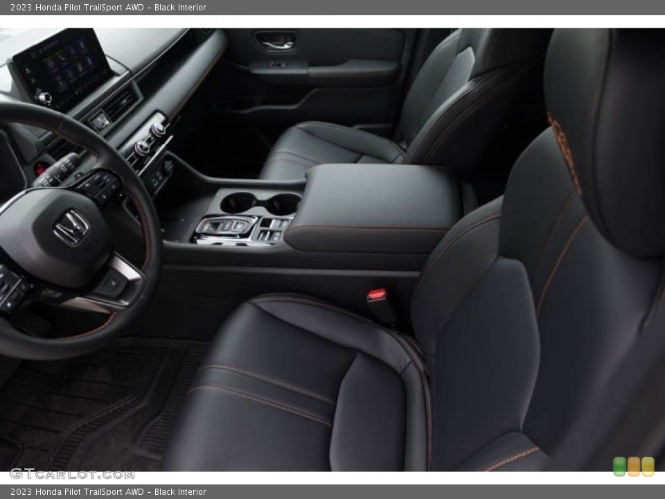 Black Interior Front Seat for the 2023 Honda Pilot TrailSport AWD #146563436