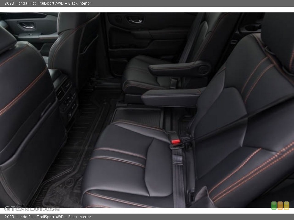 Black Interior Rear Seat for the 2023 Honda Pilot TrailSport AWD #146563452
