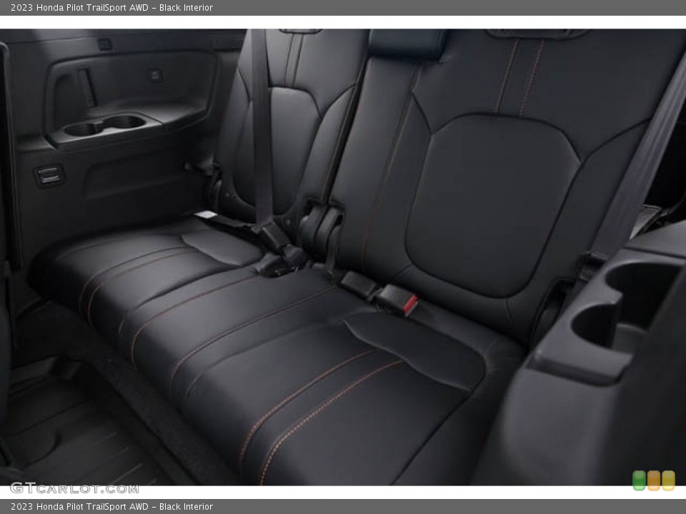 Black Interior Rear Seat for the 2023 Honda Pilot TrailSport AWD #146563584