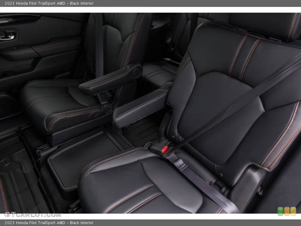 Black Interior Rear Seat for the 2023 Honda Pilot TrailSport AWD #146563598