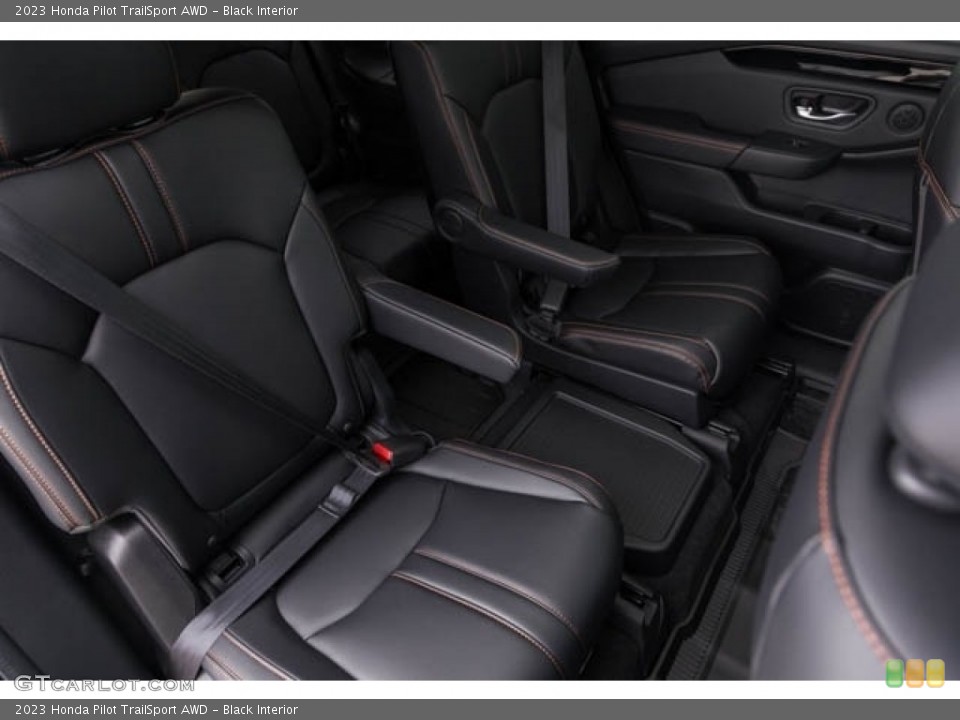 Black Interior Rear Seat for the 2023 Honda Pilot TrailSport AWD #146563647