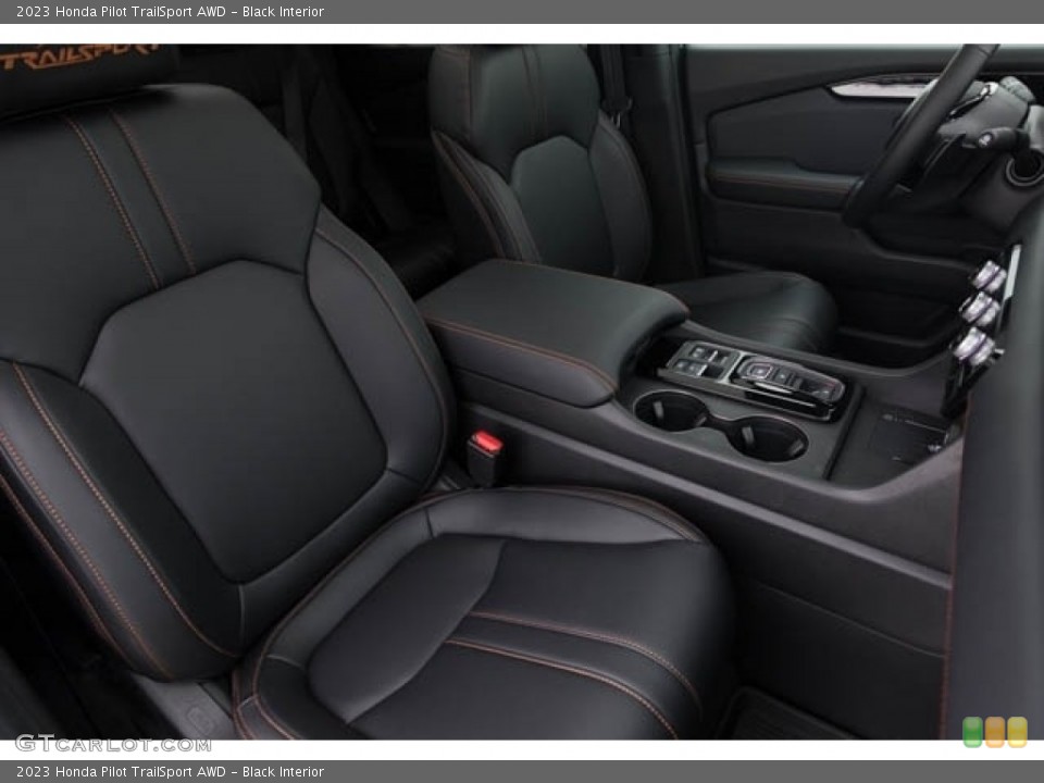Black Interior Front Seat for the 2023 Honda Pilot TrailSport AWD #146563671