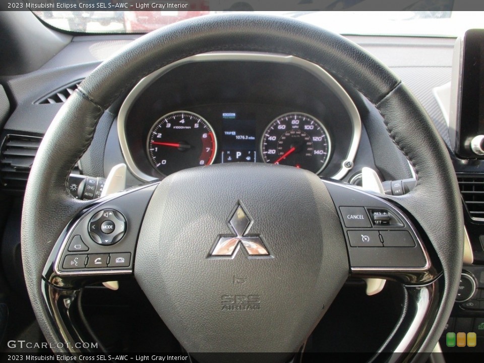 Light Gray Interior Steering Wheel for the 2023 Mitsubishi Eclipse Cross SEL S-AWC #146564385