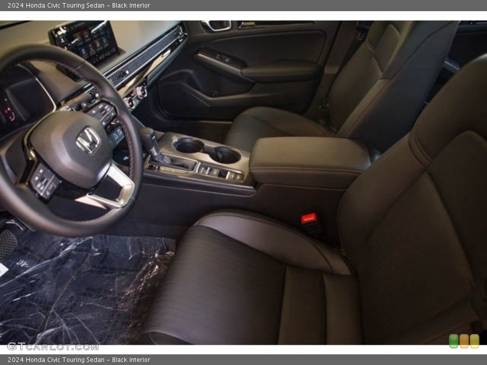 Black Interior Front Seat for the 2024 Honda Civic Touring Sedan #146565033