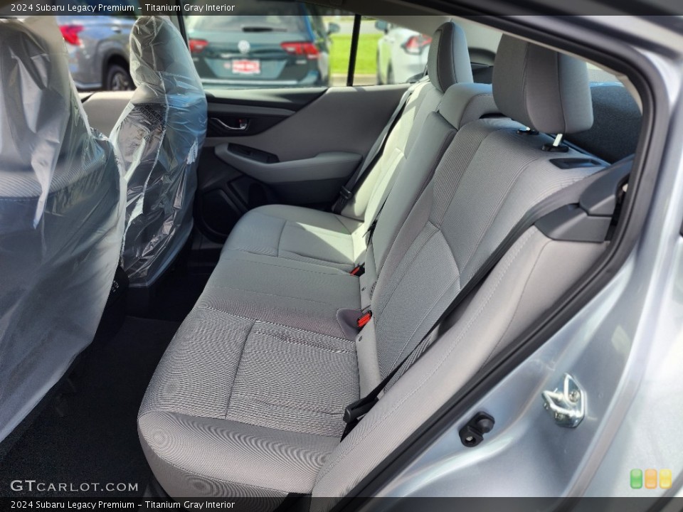 Titanium Gray Interior Rear Seat for the 2024 Subaru Legacy Premium #146565177