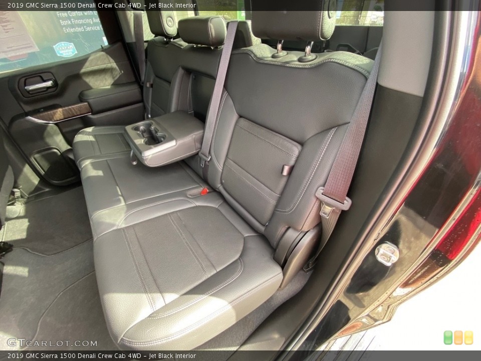 Jet Black Interior Rear Seat for the 2019 GMC Sierra 1500 Denali Crew Cab 4WD #146565180