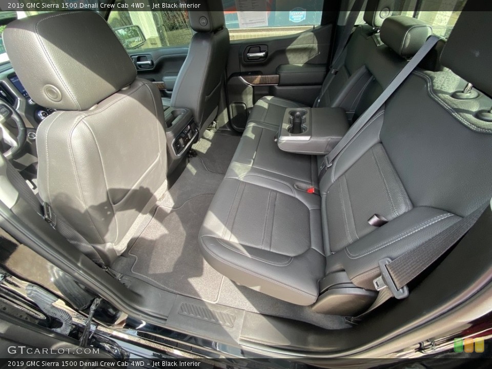 Jet Black Interior Rear Seat for the 2019 GMC Sierra 1500 Denali Crew Cab 4WD #146565189